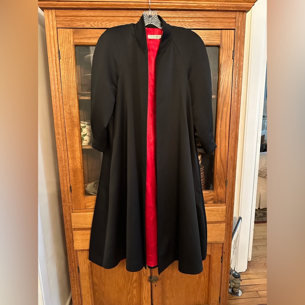 Victor Costa black cloak / cape